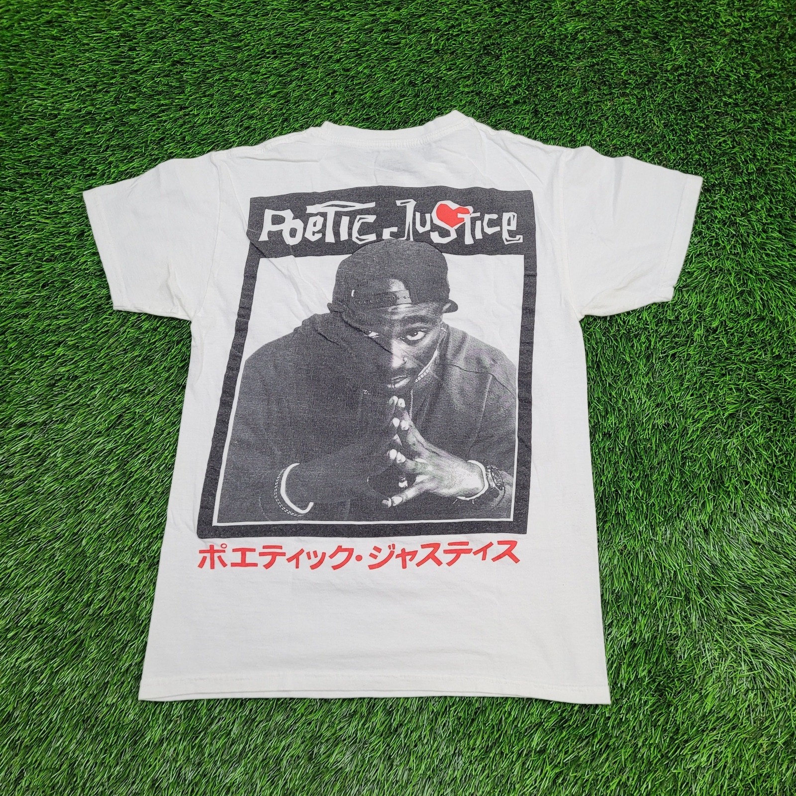 2PAC Tupac-Shakur Shirt Womens Small 17×24 Hip-Hop Tribute