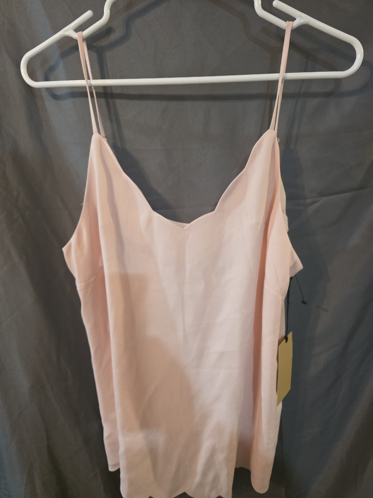 Halogen Scallop Detail Camisole in a blush pink Size Medium