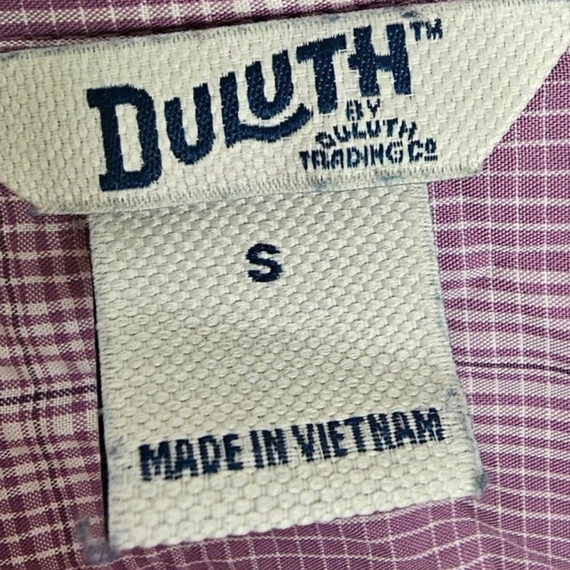 Duluth Trading Co Women Nylon Shirt Size S Gorpcore Outdoor Hiking Fishing Trail