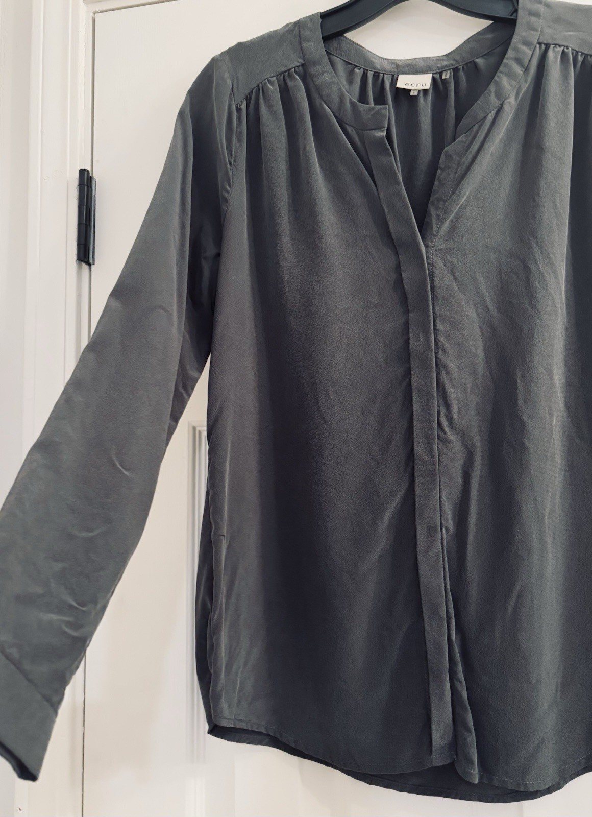 ecru Silk Old Money Scandi Minimal Quiet Luxury Resortcore Career Size S