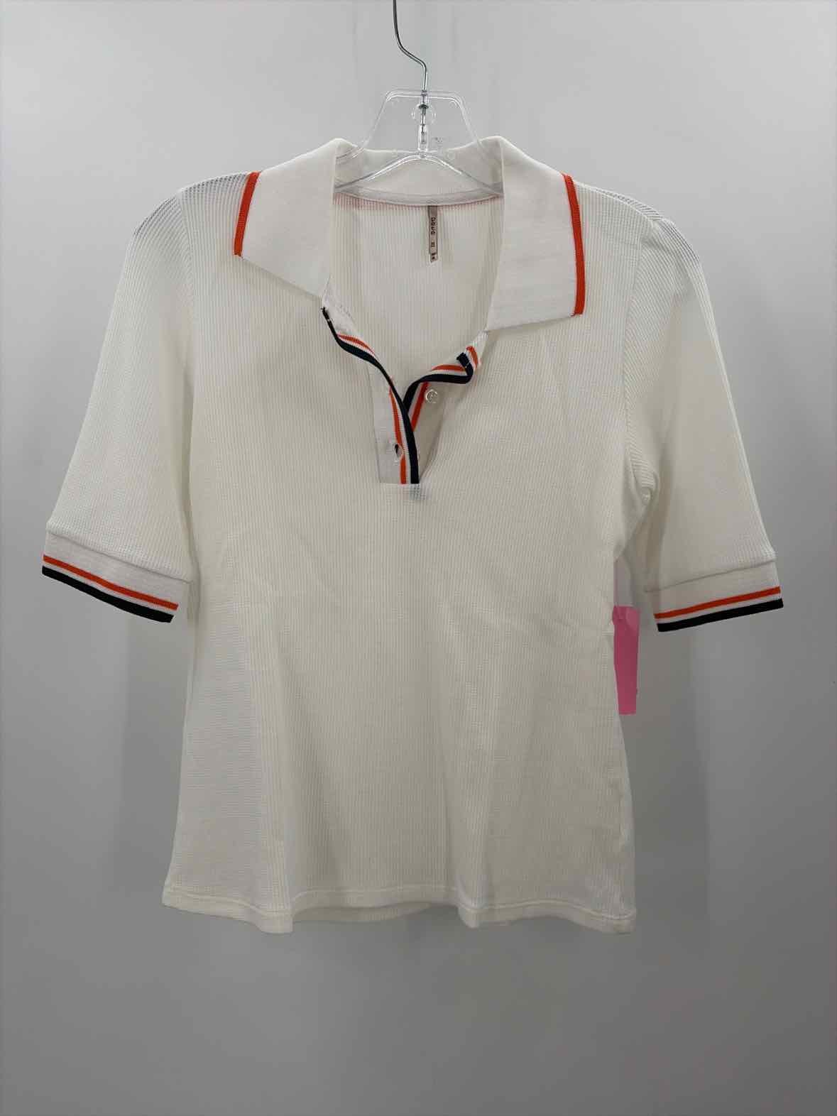 Pre-Owned Pete White Size Medium Blouse
