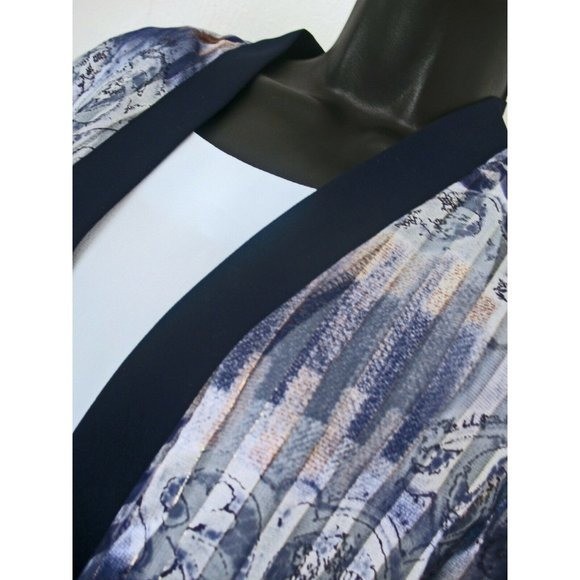 R & M RICHARDS 1 PC BLOUSE/JACKET AND ATTACHED CAMI, One size