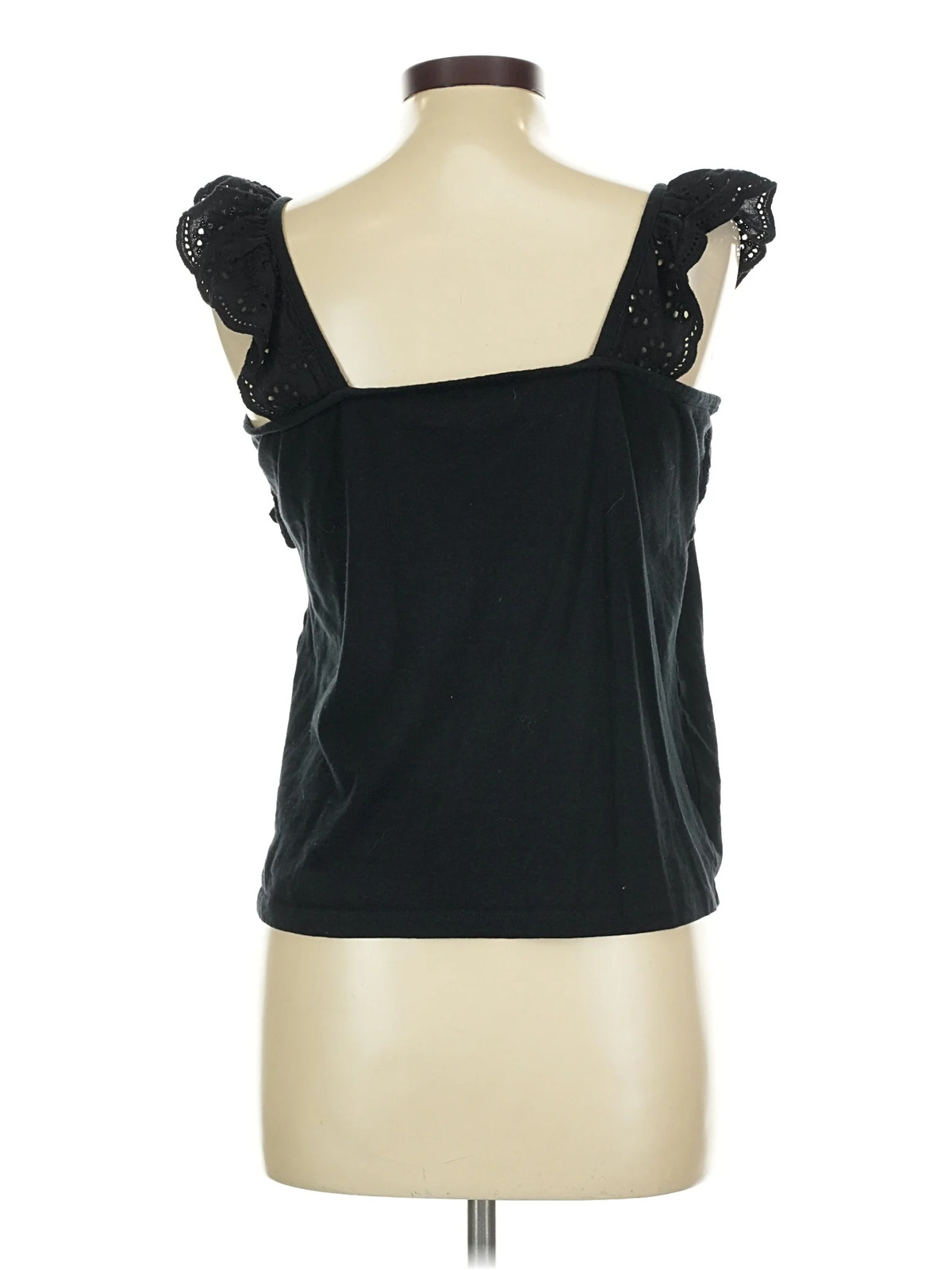 Inner Circle Inc. Women Black Sleeveless Blouse M