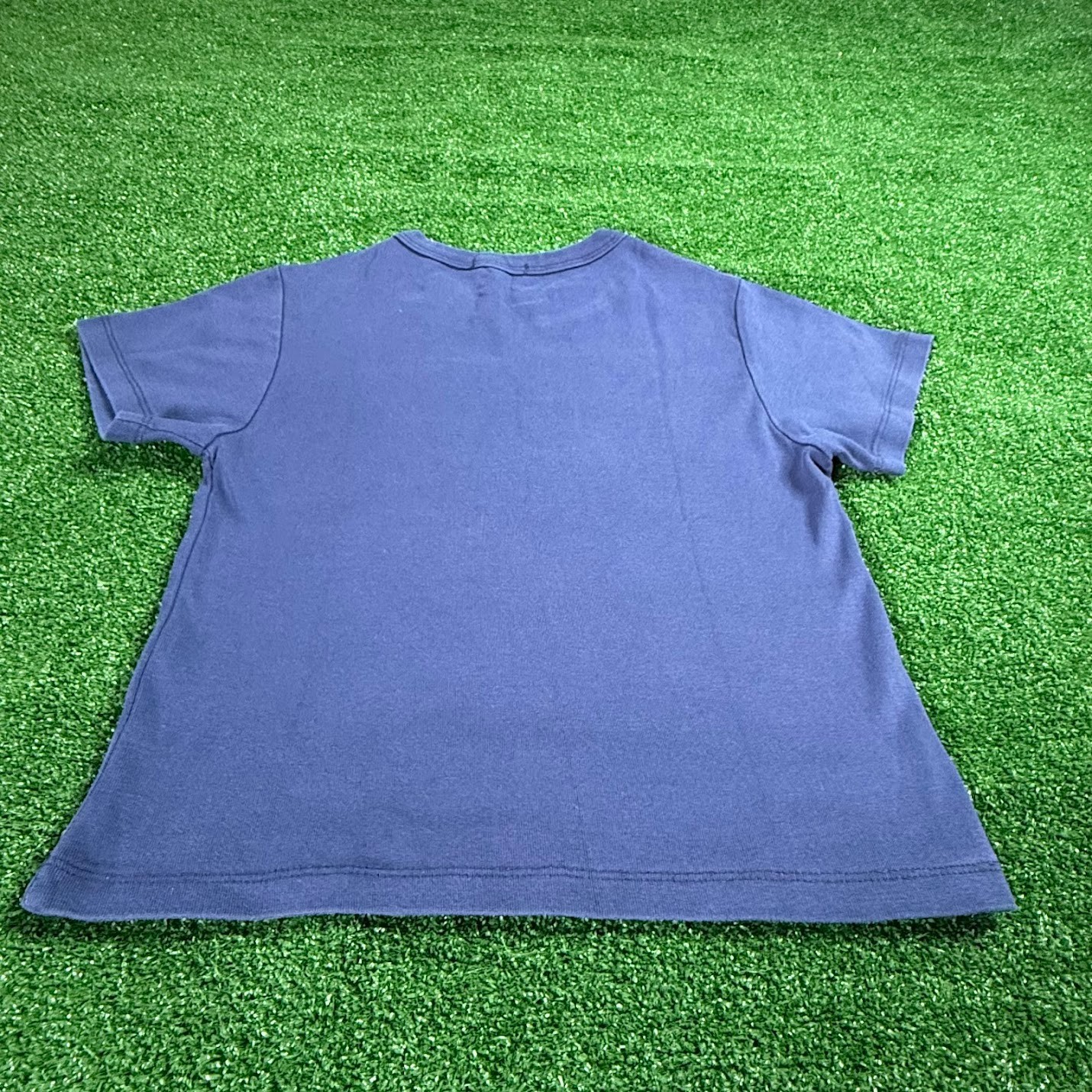 Indibrand Indiluxe Korean Navy T-Shirt Women’s Short Sleeve Crew Neck Size XS