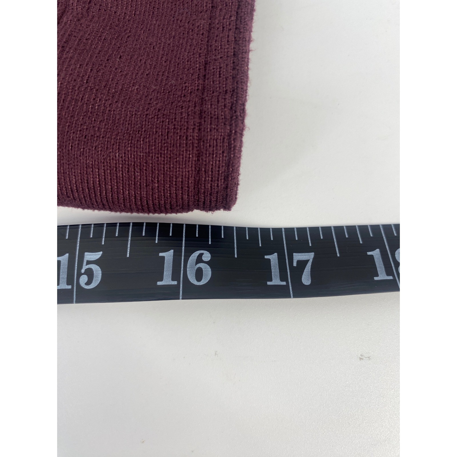 Angels Forever Young Button Down M Burgundy Knit Long Sleeve Pockets Excellent