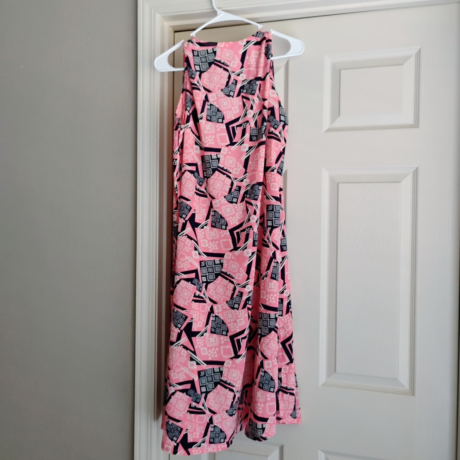 LulaRoe Duster Size M, Open Front, No Pockets, Flowy With High Slit