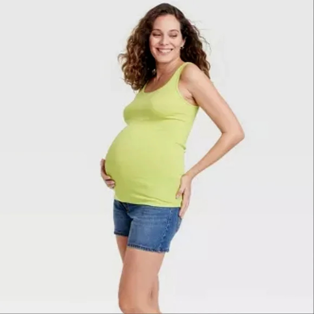 Maternity Tank Top – Isabel Maternity by Ingrid & Isabel™ Green