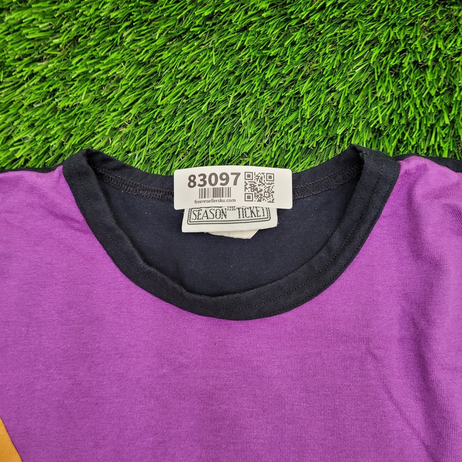 Vintage 80s Colorblock Shirt Womens Small 19×24 Baggy USA
