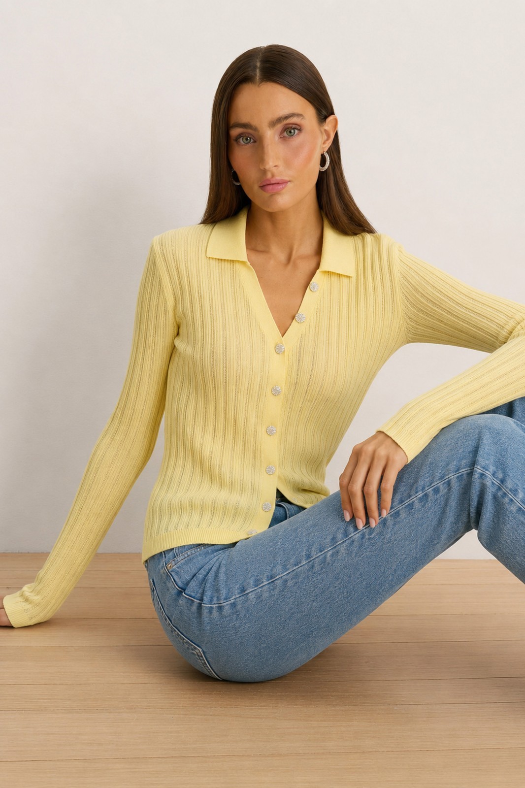 Karolina Polo Shirt Sunshine Yellow THE NOLI SHOP
