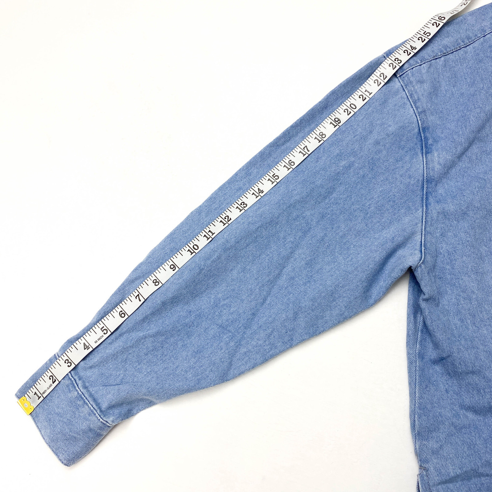 Eloquii Elements Womens Size 16 Oversized Chambray Shirt With Pocket Light Wash