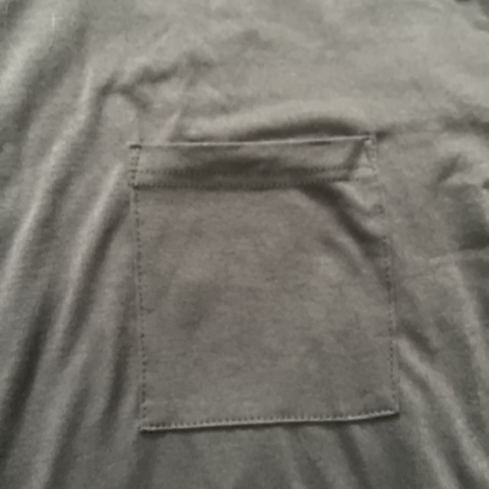 XIEERDUO Women’s Gray Short Sleeve Shirt Size XL Front Pocket Plain Casual