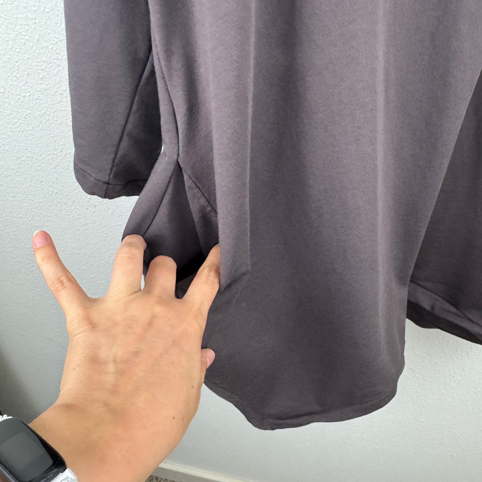 Nuovo Borgo Cotton Sweatshirt Oversized Pockets Gray 42