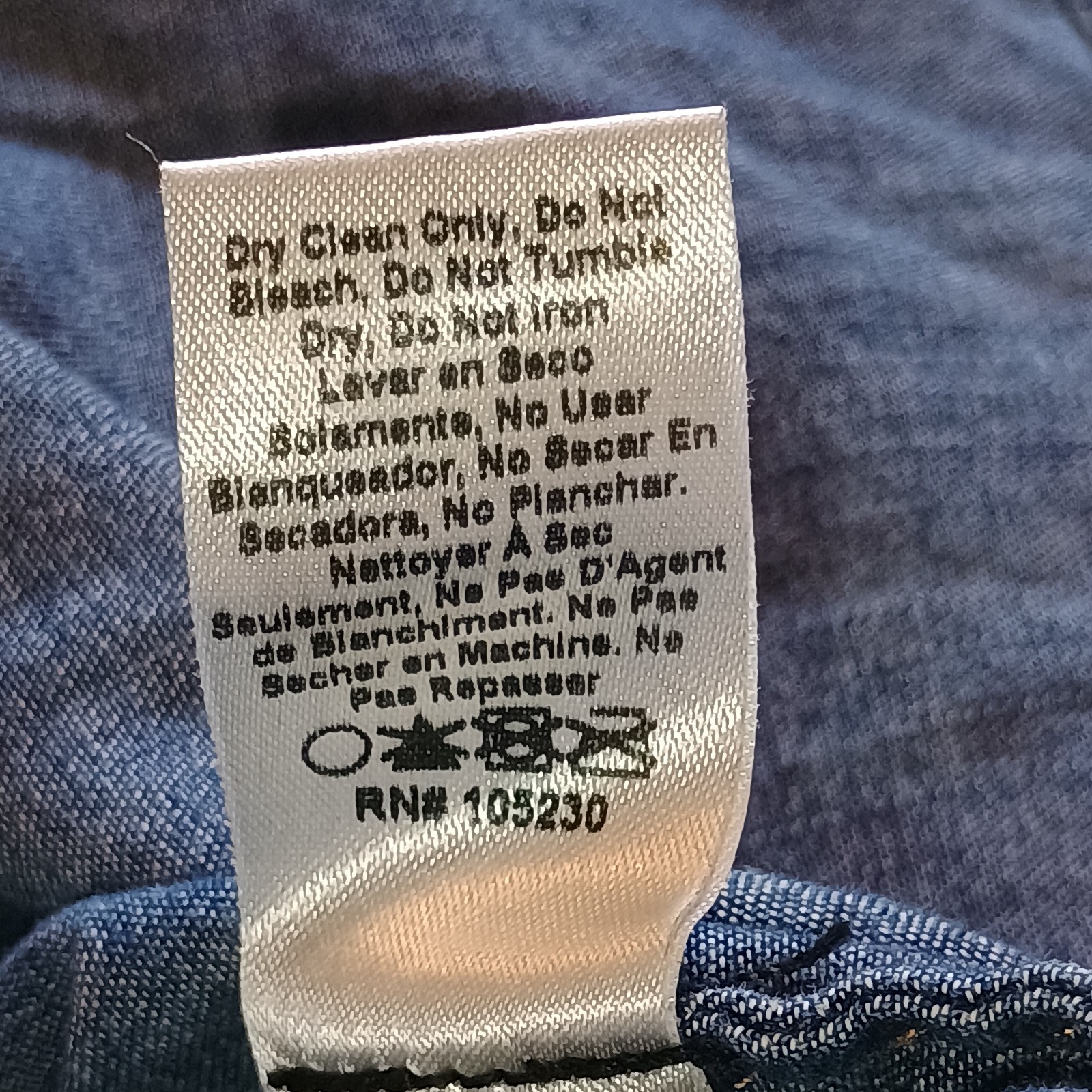 CURRENT/ELLIOTT STUDDED BLUE DENIM JEAN “The Perfect Shirt” SIZE 1 MSRP $215