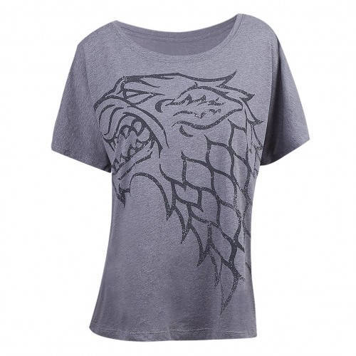 HBO Game Of Thrones STARK DIREWOLF Women’s Girls T-Shirt NWT Licensed