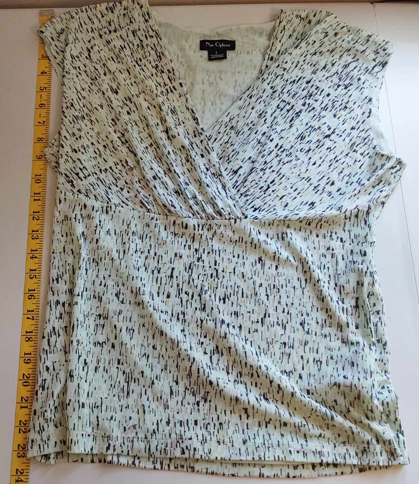 Nue Options Womens Sleeveless Blouse Size Large
