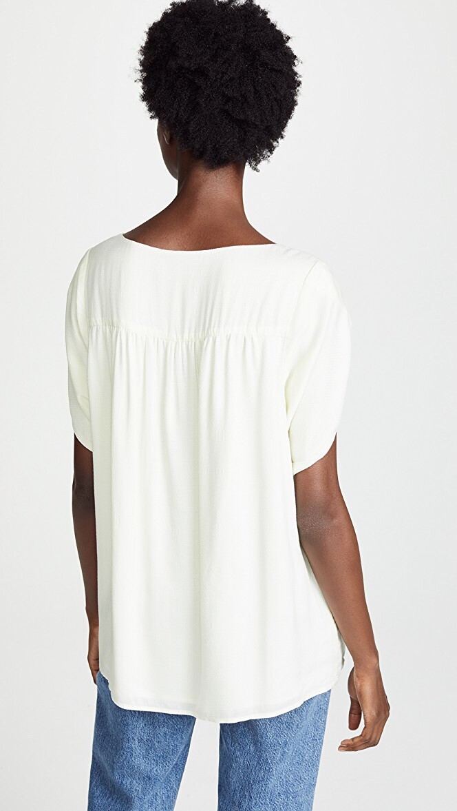 Hatch Maternity Women’s THE TULIP BLOUSE Ivory Size 0 (XS/0-2) NEW
