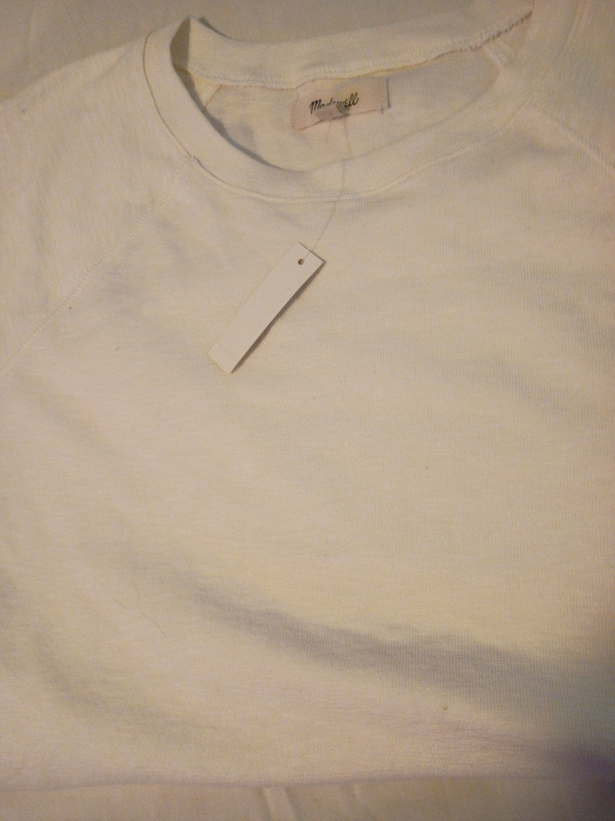 Madewell Cotton Blend Top,Short Sleeve,XL,NWT