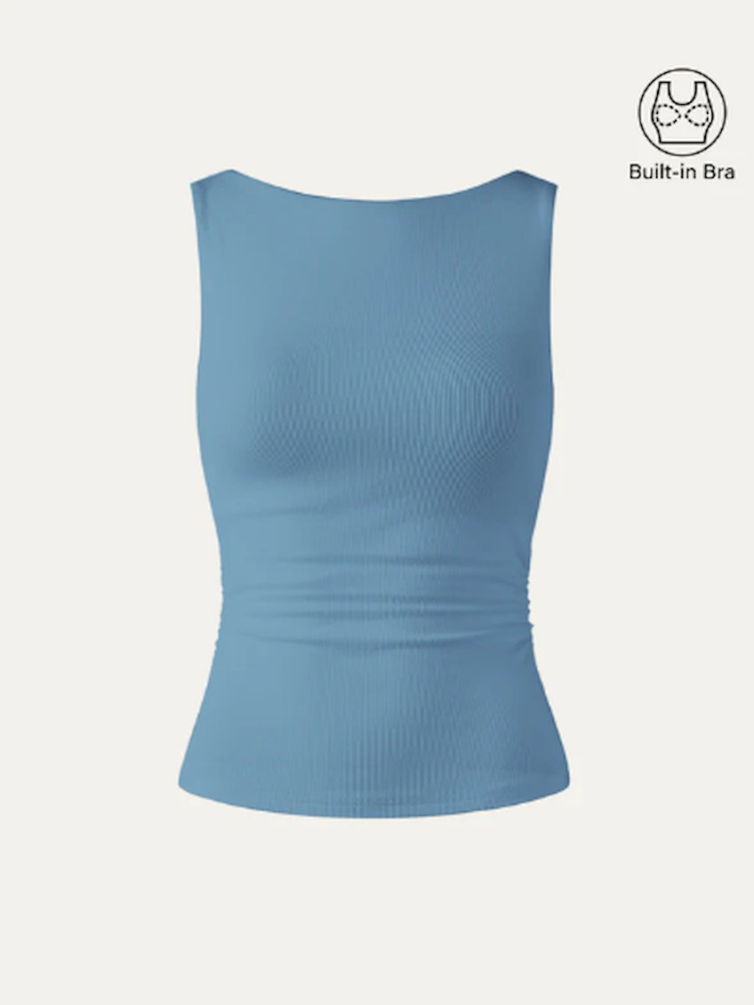 OGL Elastic Open Back Bra Tank, US Stock, No Import Fee