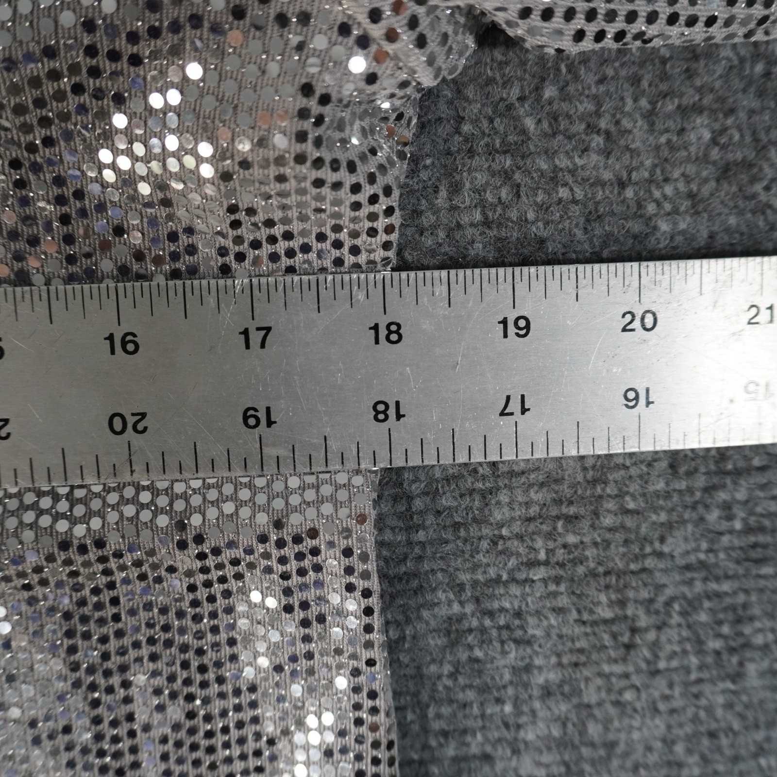 MSK Women’s Bright Silver Sequin Embellished Bell Sleeve Party Top