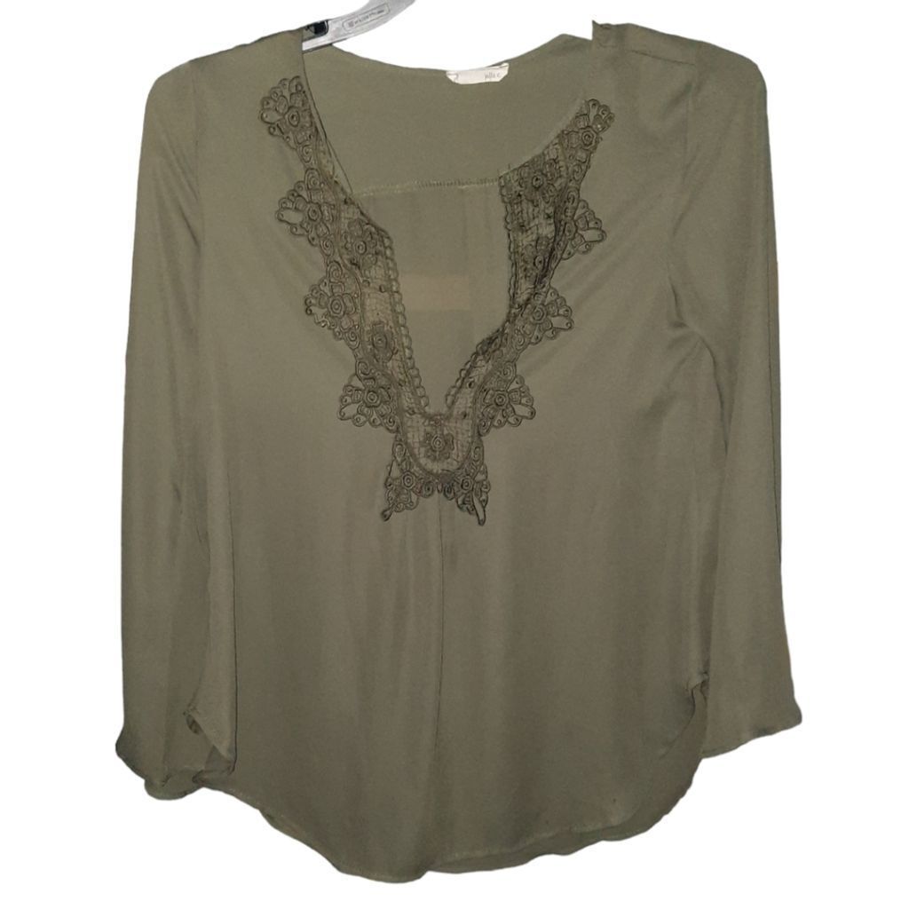 Jella C. Green Blouse Size Small