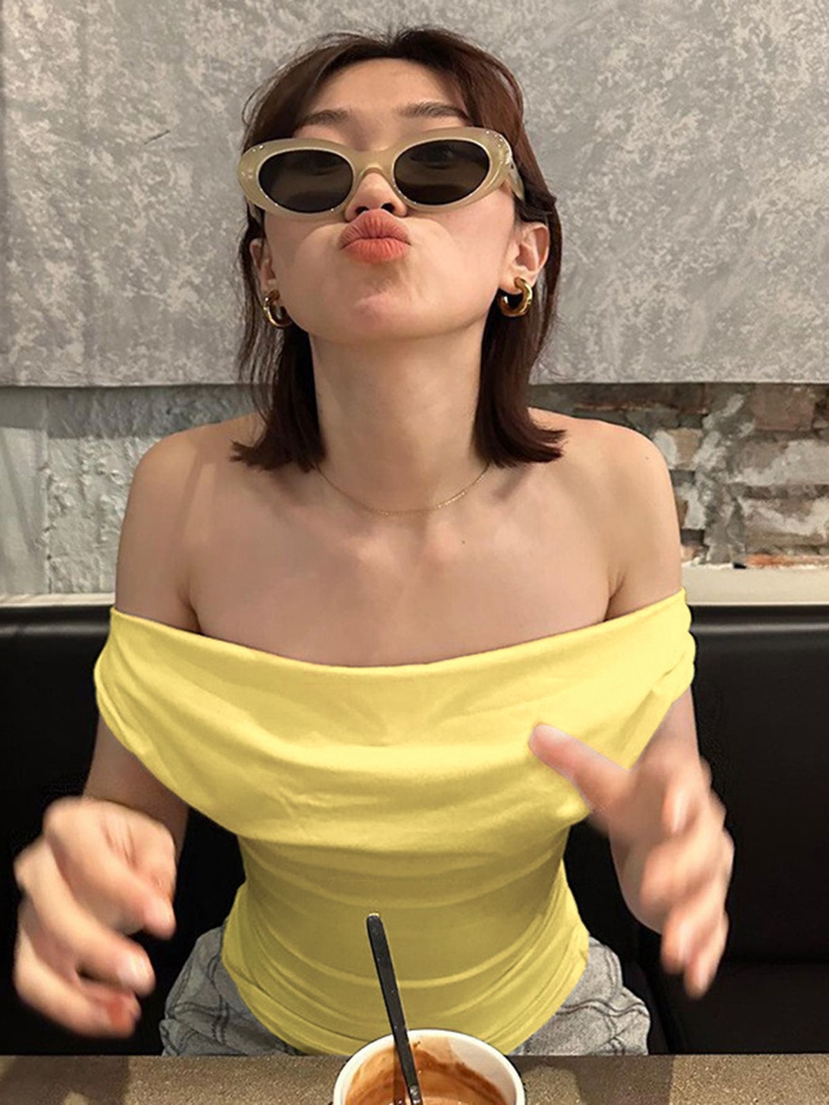 Women Sleeveless Soild Sexy Off Shoulder Slim Tee Summer Backless BowTie T-shirt