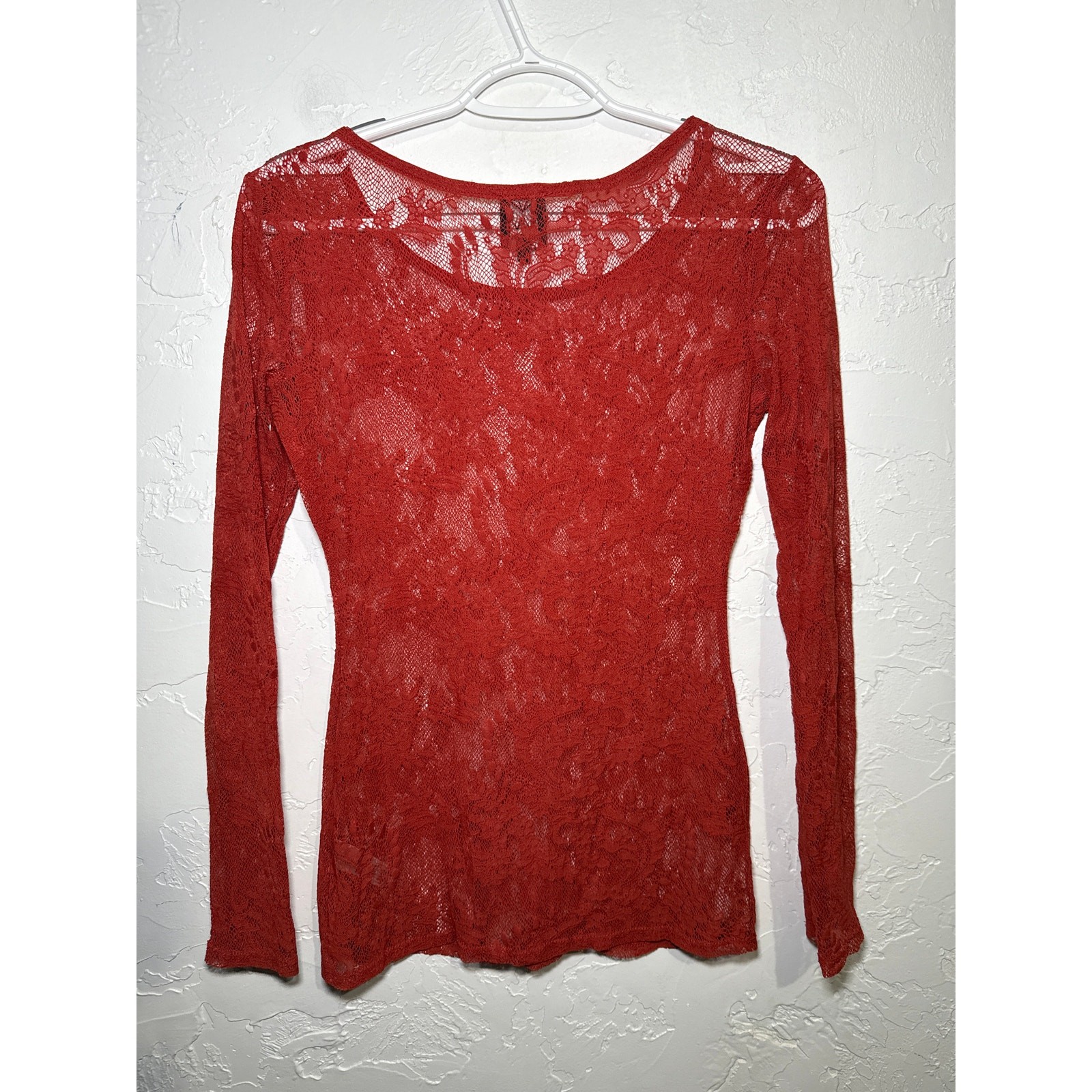 Ella Moss lace long sleeve shirt womens small y2k fairy festival