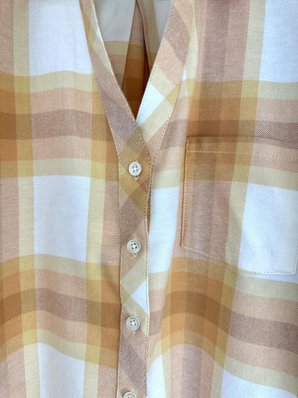 Weatherproof Vintage Womens Top XXL Casual Long Sleeve Cotton Button Shirt Soft