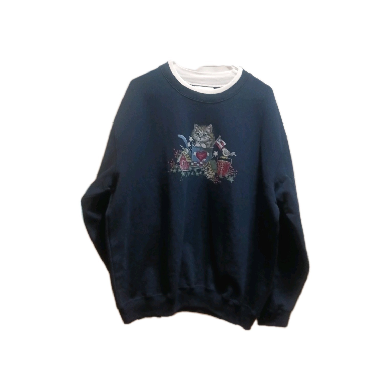 Country Store Top Long Sleeve T-Shirt..size 2x .polyster Cotton .