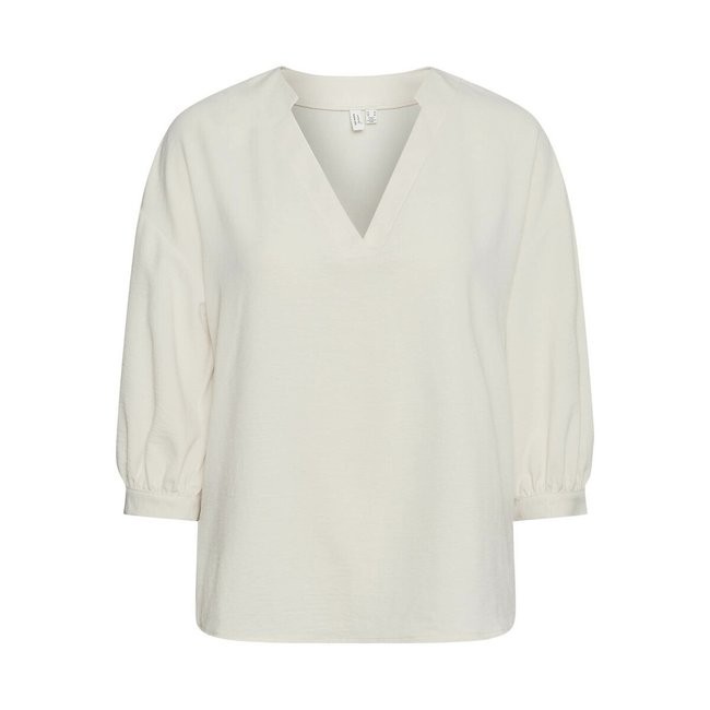 vero moda puff sleeve blouse with v neck white XS