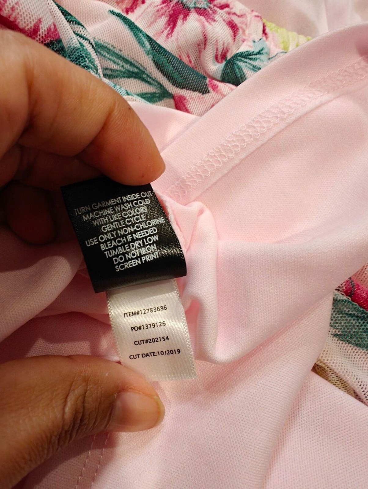 torrid Light Pink Floral Halter Cami with Ring Detail