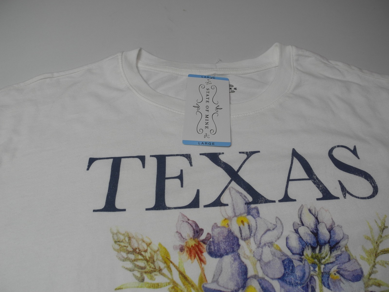 State of Mine Texas Flower Market Shirt Womens Large Graphic Floral Bloom Tee