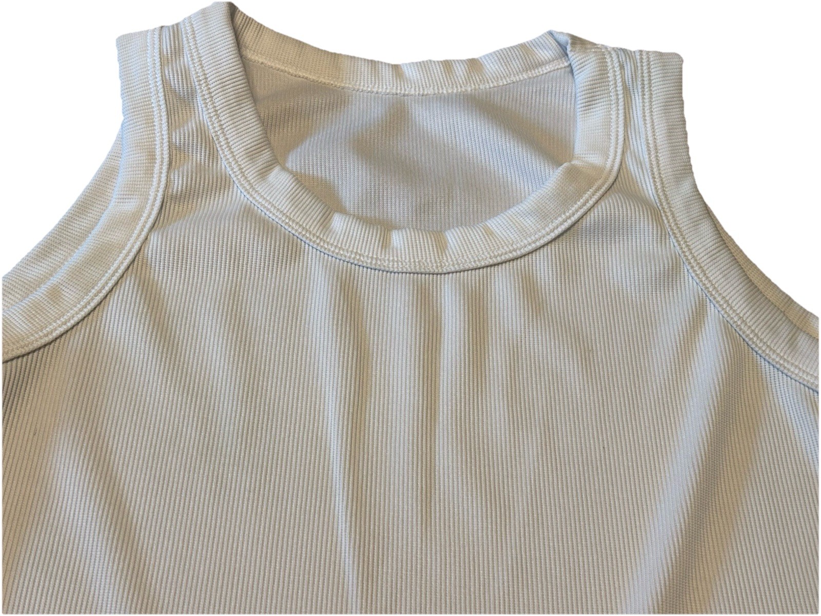 Lot Of 7 Women’s XL Tank Tops Black White Beige Navy Blue Cream Varies Styles