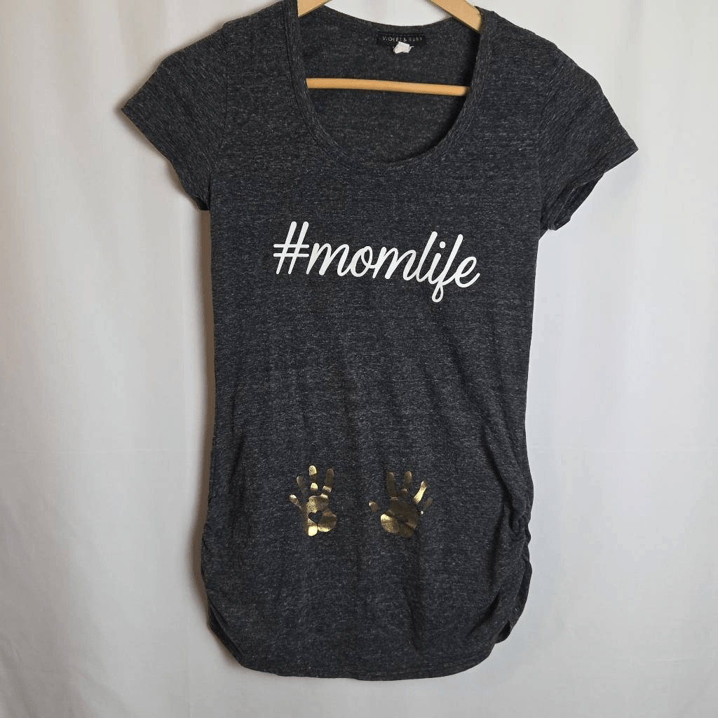 Mom Life Maternity Top Small
