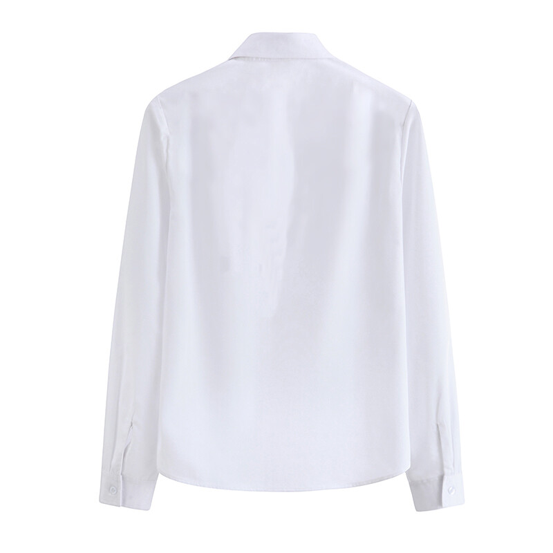 Japanese Girls School JK Uniform Loose Shirts Long Sleeve Tops Blouses Button