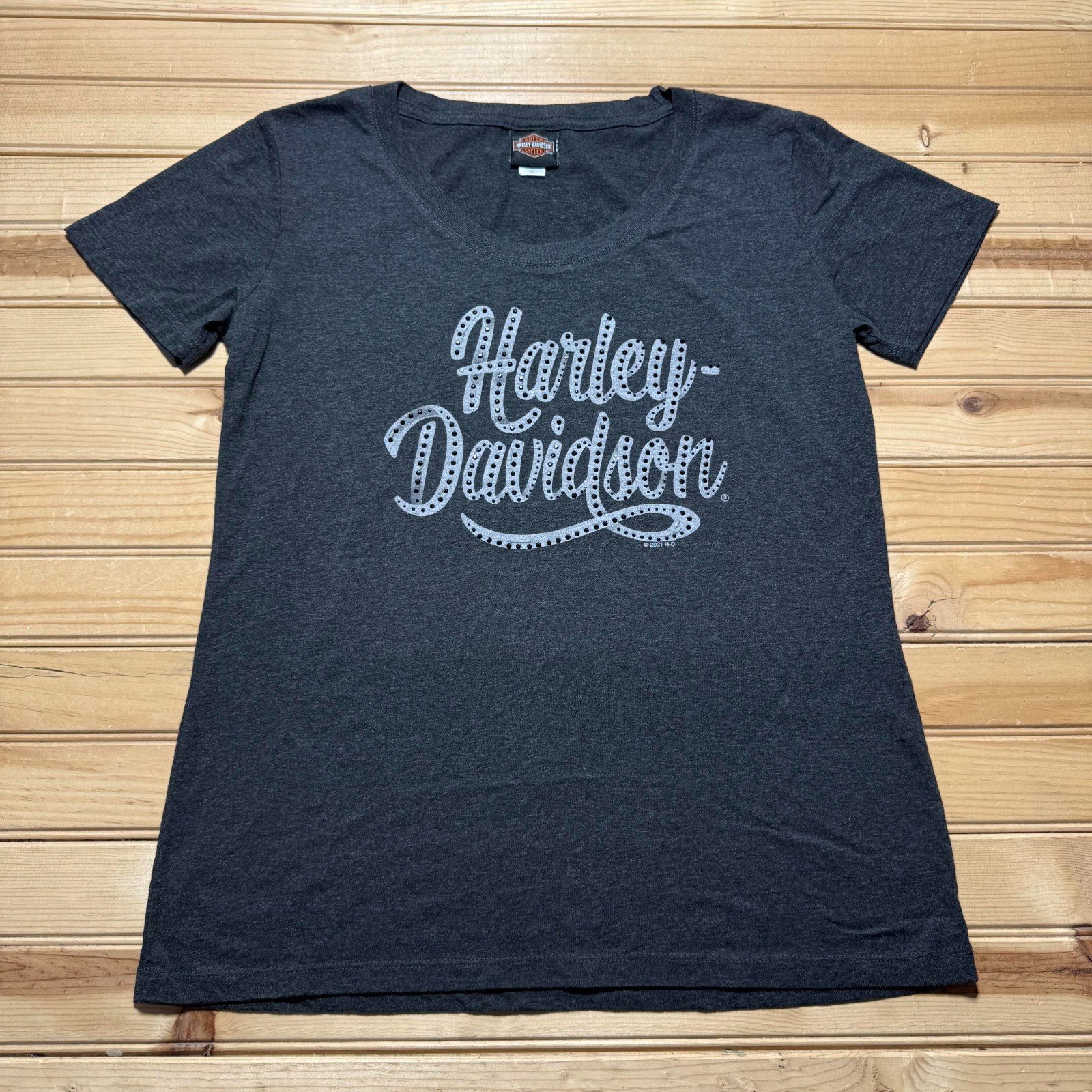 Harley-Davidson Alligator Alley Fort Lauderdale Florida Wings Studded T-Shirt XL