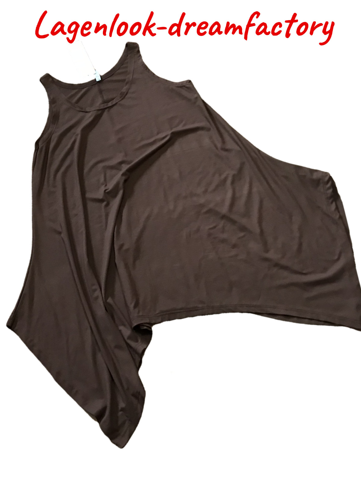 Myo Sophisticated Zipfel-Long-Top Tunic Shirt Chocolate 44,46, 48, XL, XXL