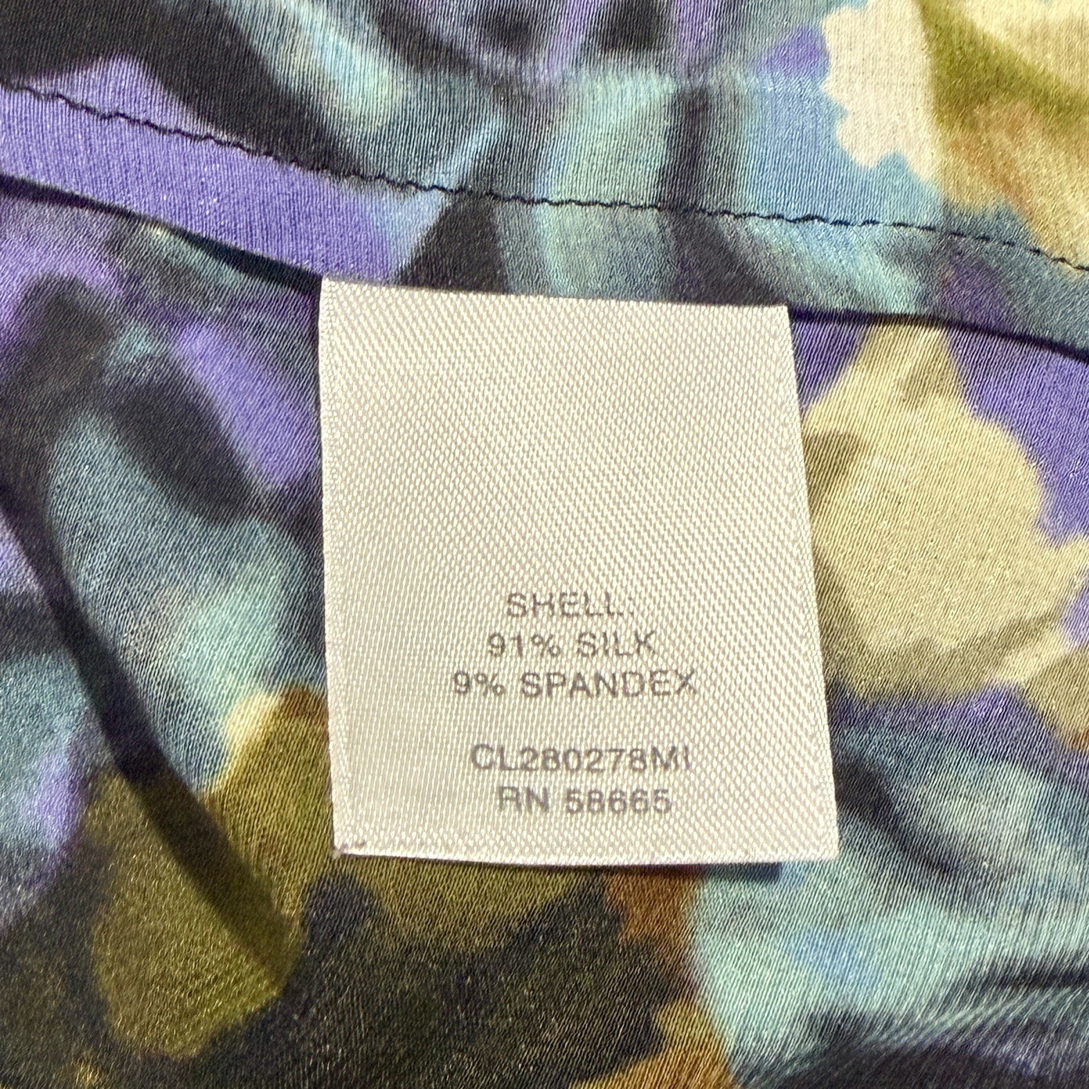 Classiques Entier M Slvless Mlticlrd Floral Print SILK Blend Women Blouse