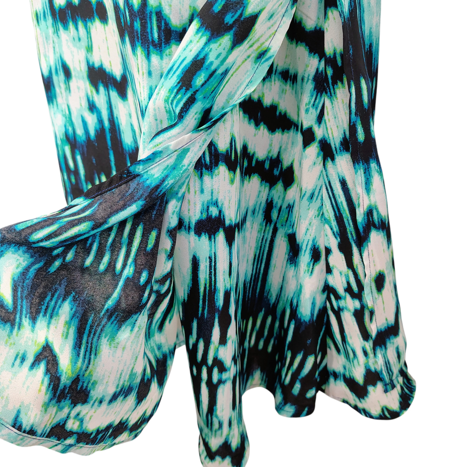 Decree Halter Shirt Womens Extra Small Tie Dye print Layers Sleeveless