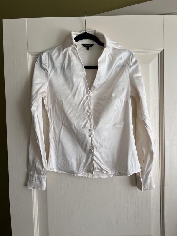 Women Hobbs shirt beige elastane 36/S/44