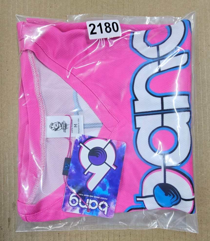 BANG Revolution V-Neck Women’s crop top short sleeve Medium Pink