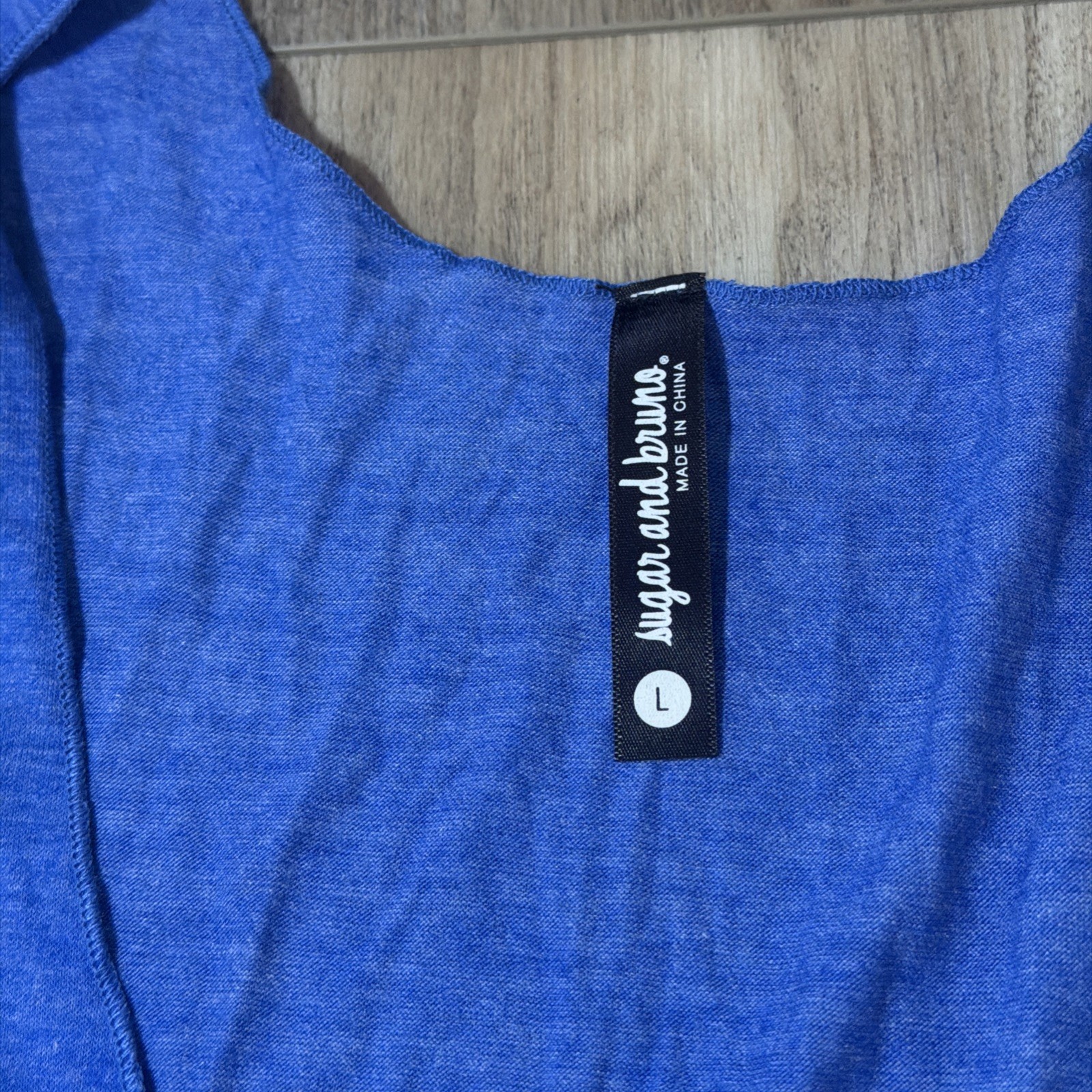 Women’s Heather Royal Blue Racerback Tank Top Soft Relaxed Fit