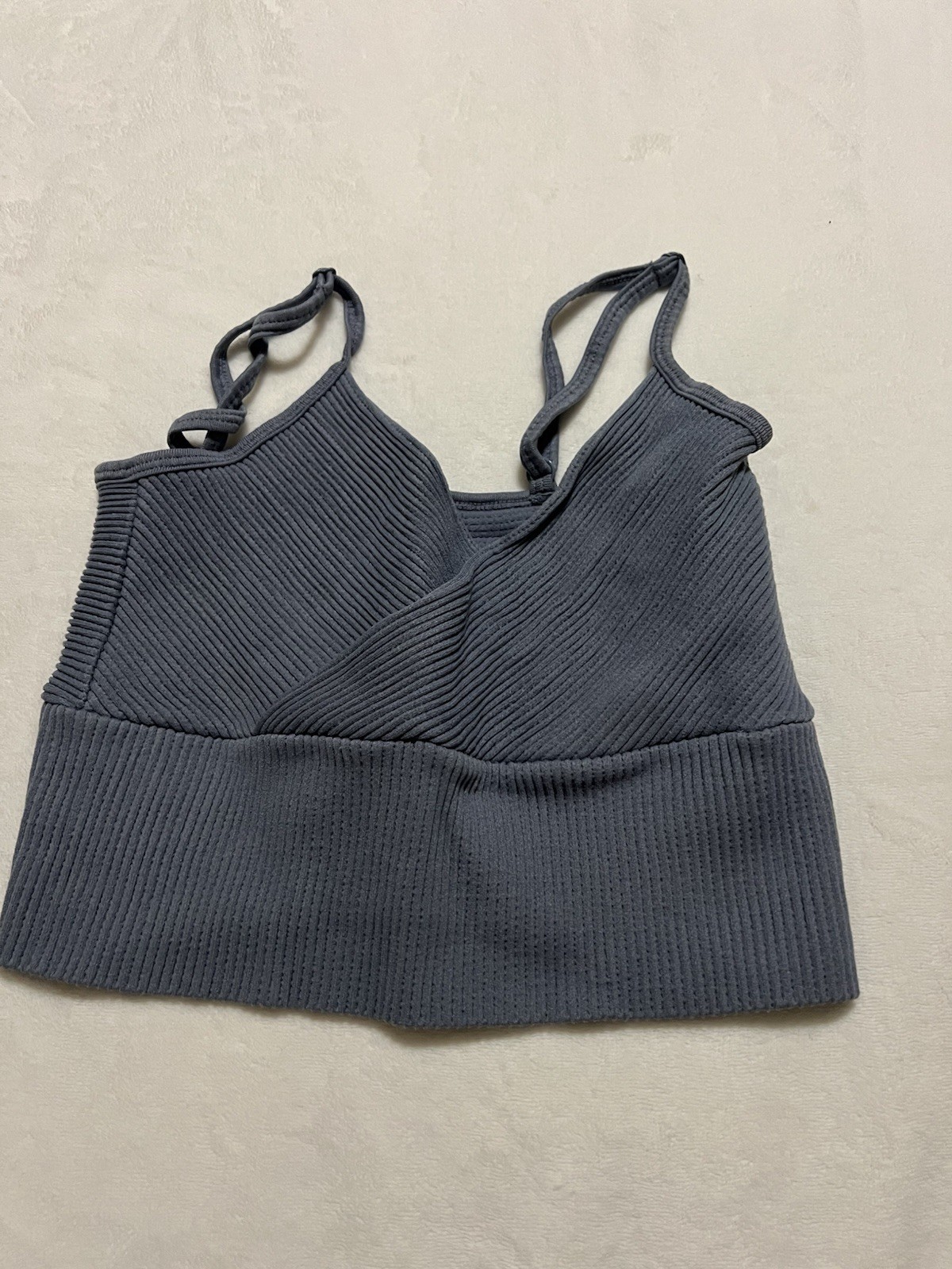 Aura Blue Tank Top Cropped S/M