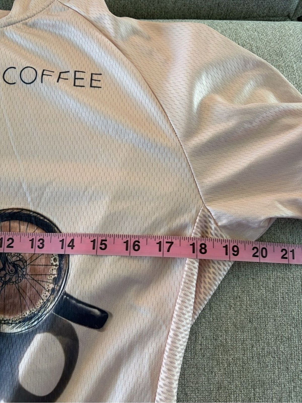 RSSC SPORTS Cycling And Coffee Women’s Short Sleeve Cycling Jersey Size Large