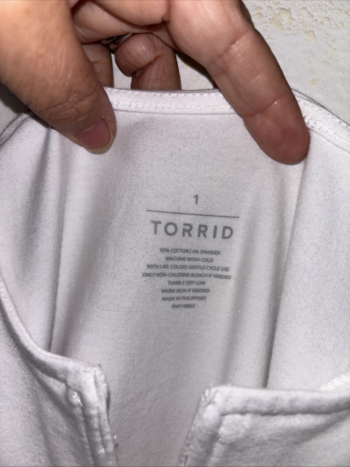Torrid Women XL White Bodysuit High Cut Sleeveless Snaps New 1X 14 16 Stretch