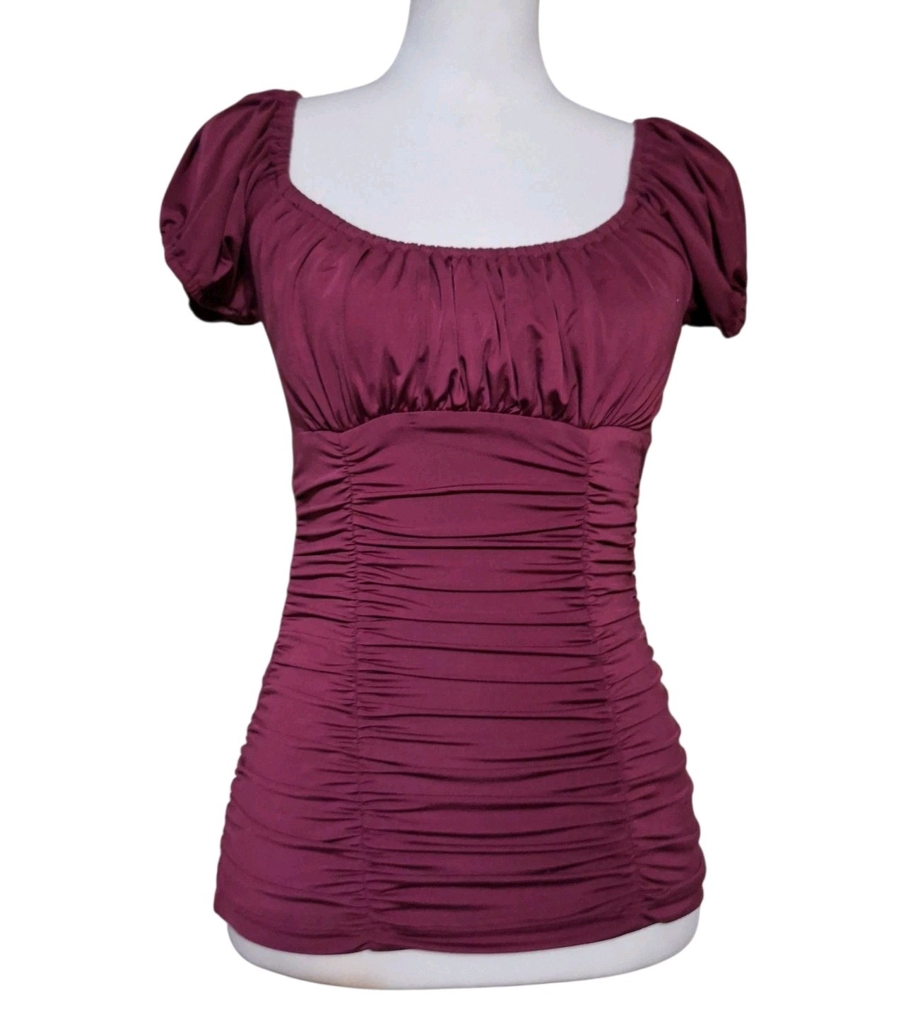 Candies Womens M Satin Top Renfair Romantic Victorian Edwardian Regency Y2K 90s