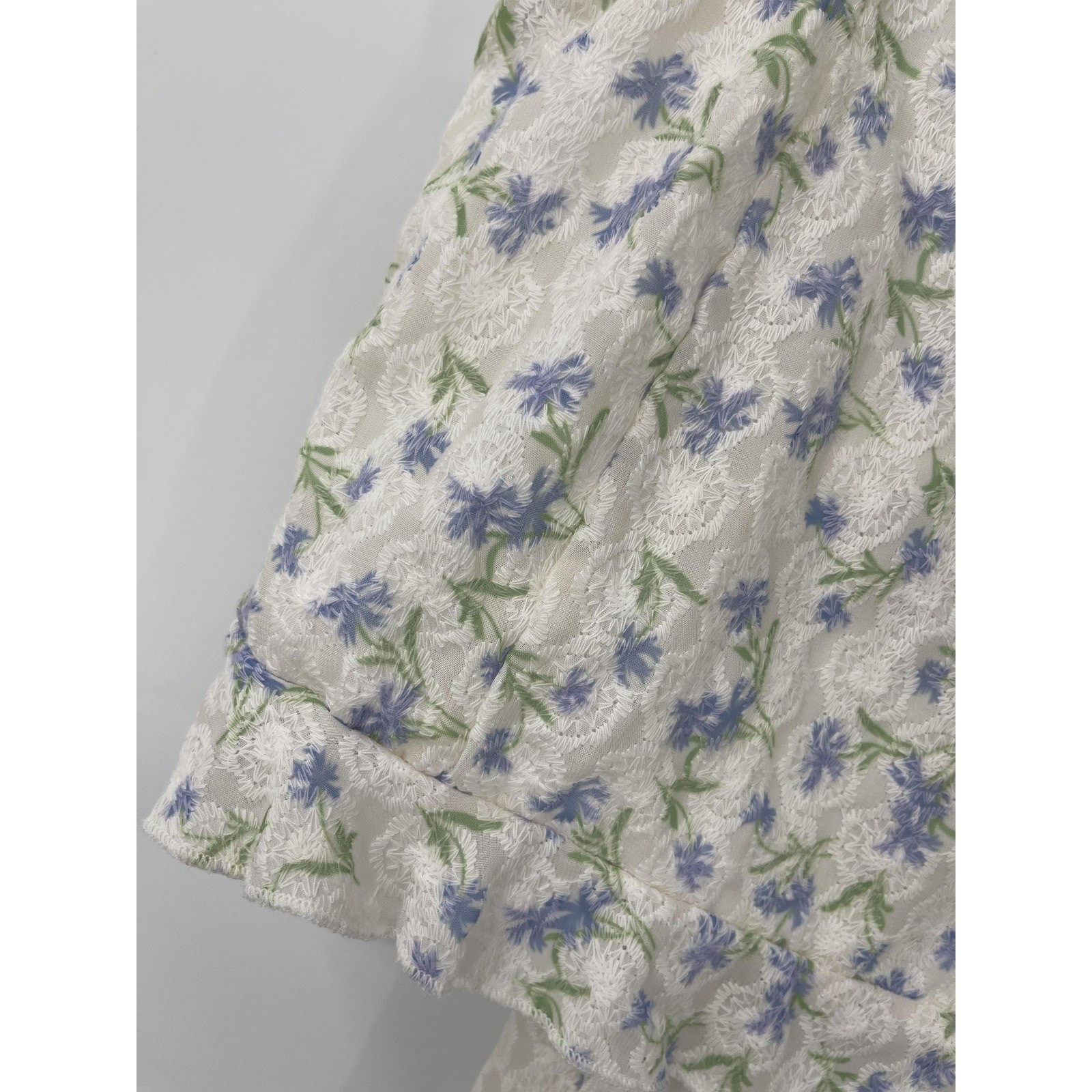 Kirious White Floral Lace Ruffle Strap Tie Back Cropped Tank Top Juniors XL NEW