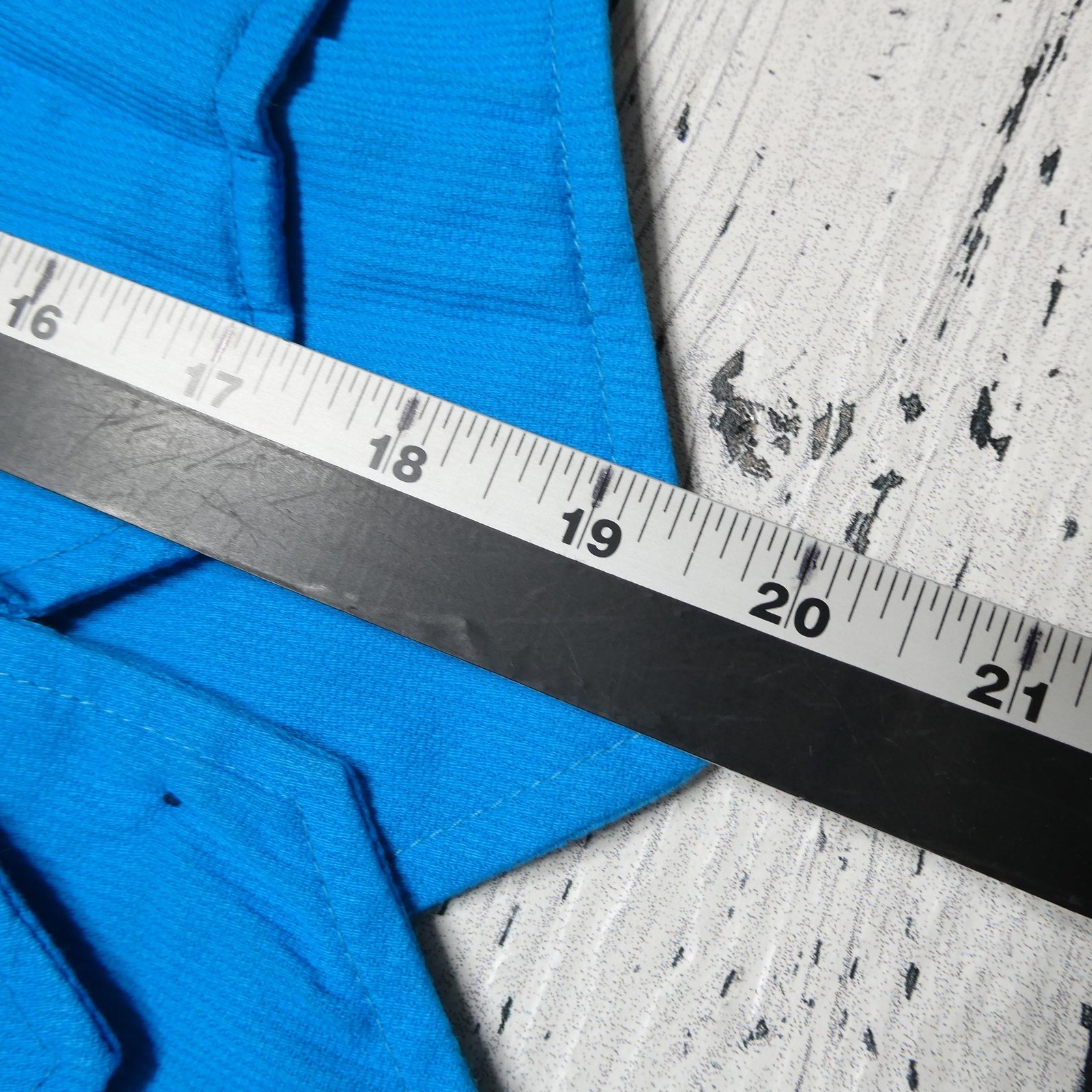 Vintage 1849 Authentic Ranchwear Shirt Womens Small Blue Western Snap Cropped