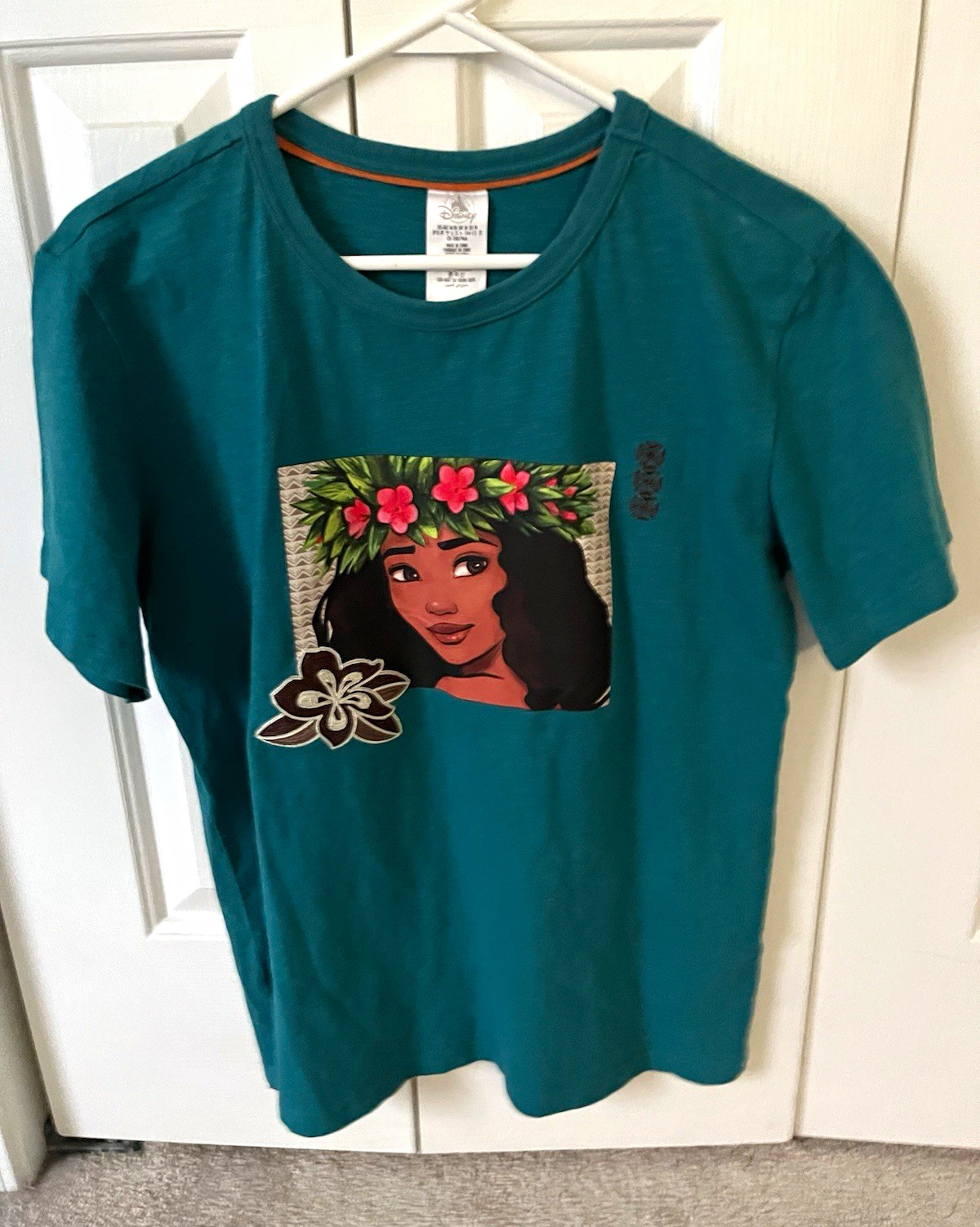 Disney Store Exclusive Moana Graphic Print Cotton Crew Neck Women’s T-Shirt