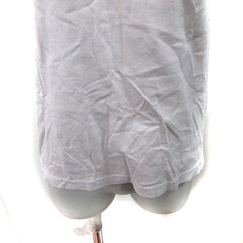 PEANUTS T-Shirt Beige M Short Sleeve Cotton