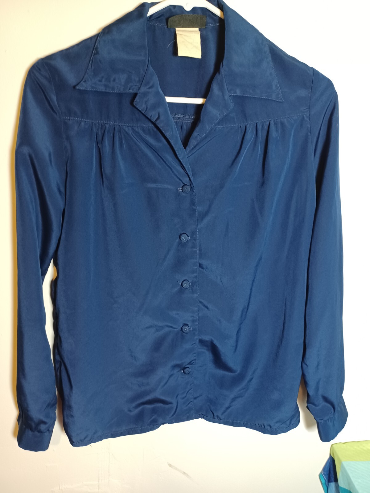 Vintage First Glance Womens 9/10 long Sleeve Top Button Up